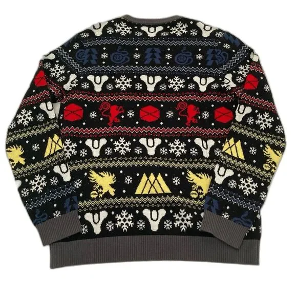 Numskull Destiny Christmas Sweater MEDIUM Unisex Fair Isle Nordic Knit - Picture 2 of 8